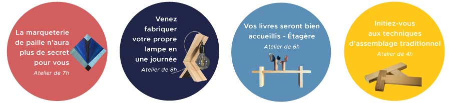 Programme stages journée fabrication bois menuiserie Haute-Savoie
